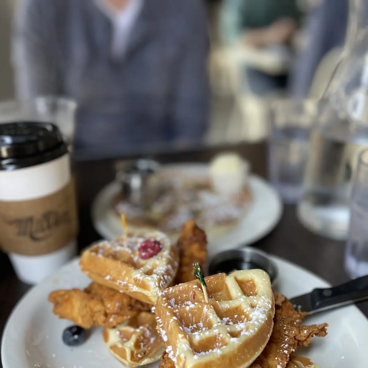 Vegan Chicken and Waffles