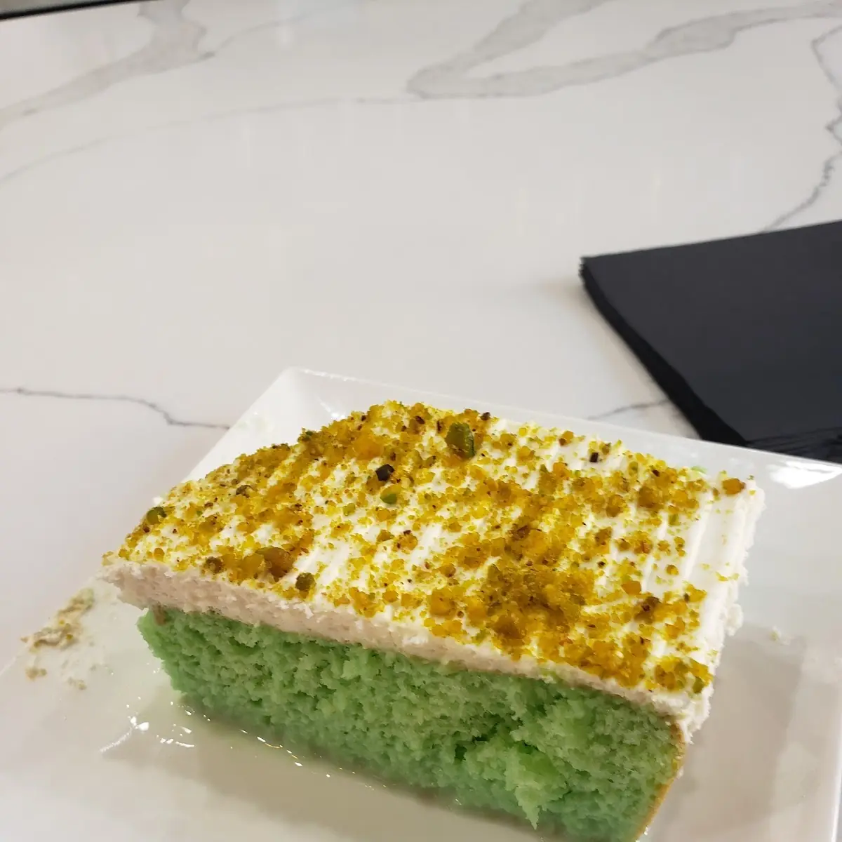 Pistachio Rose Milk Cake