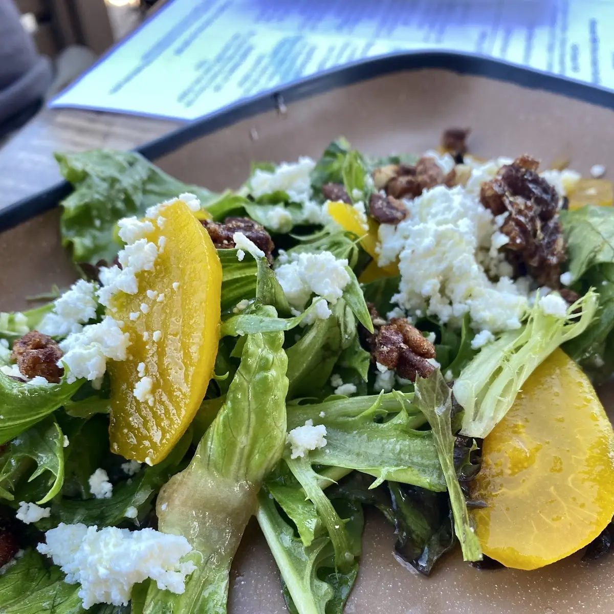 Poached Pear Salad