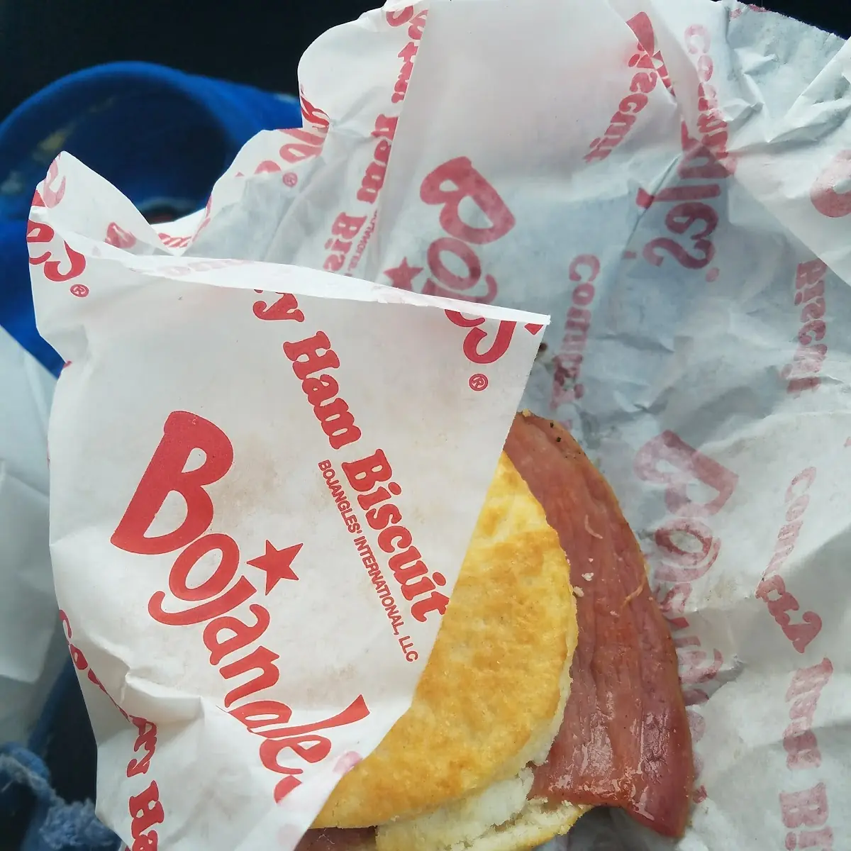 Country Ham & Egg on Biscuit
