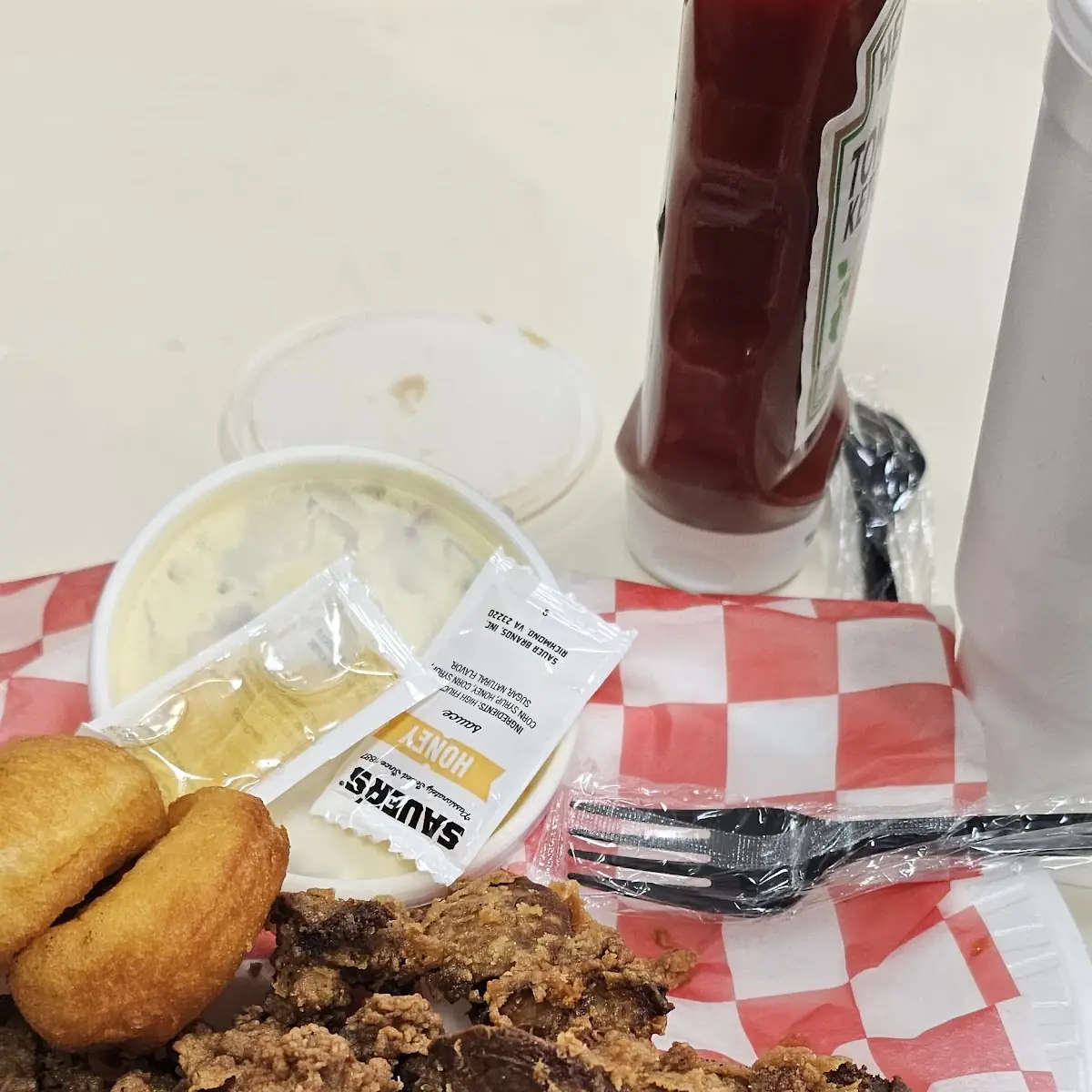 Fried Chicken Livers Dinner