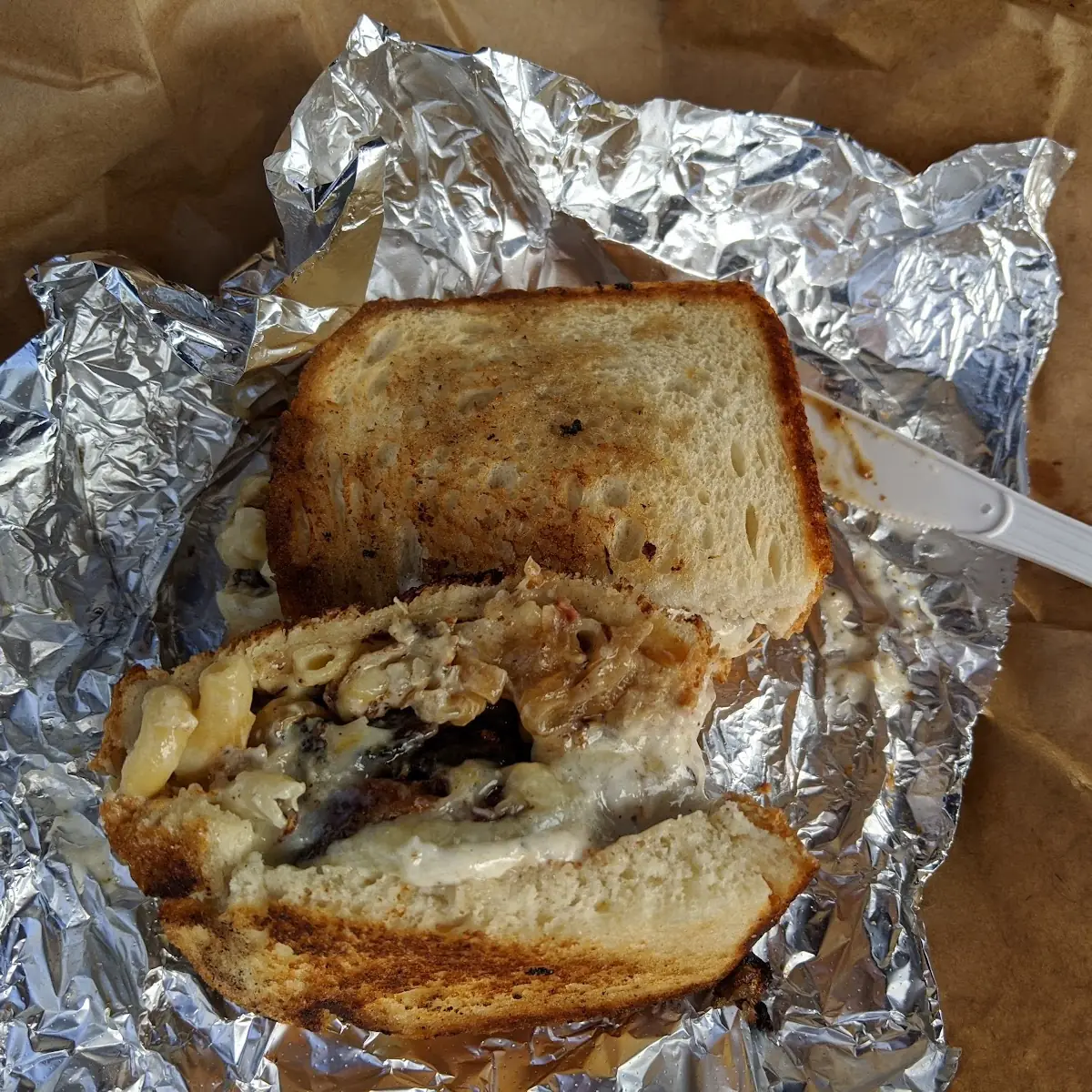 Smoked Bacon Wrapped Meatloaf Sandwich