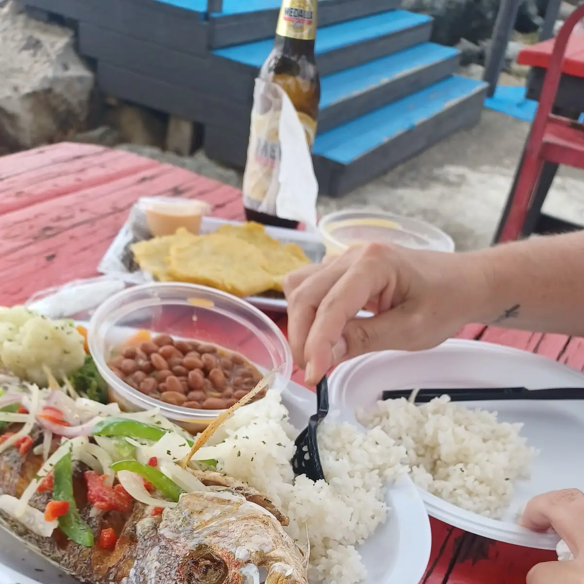 Red Snapper with Garlic Sauce