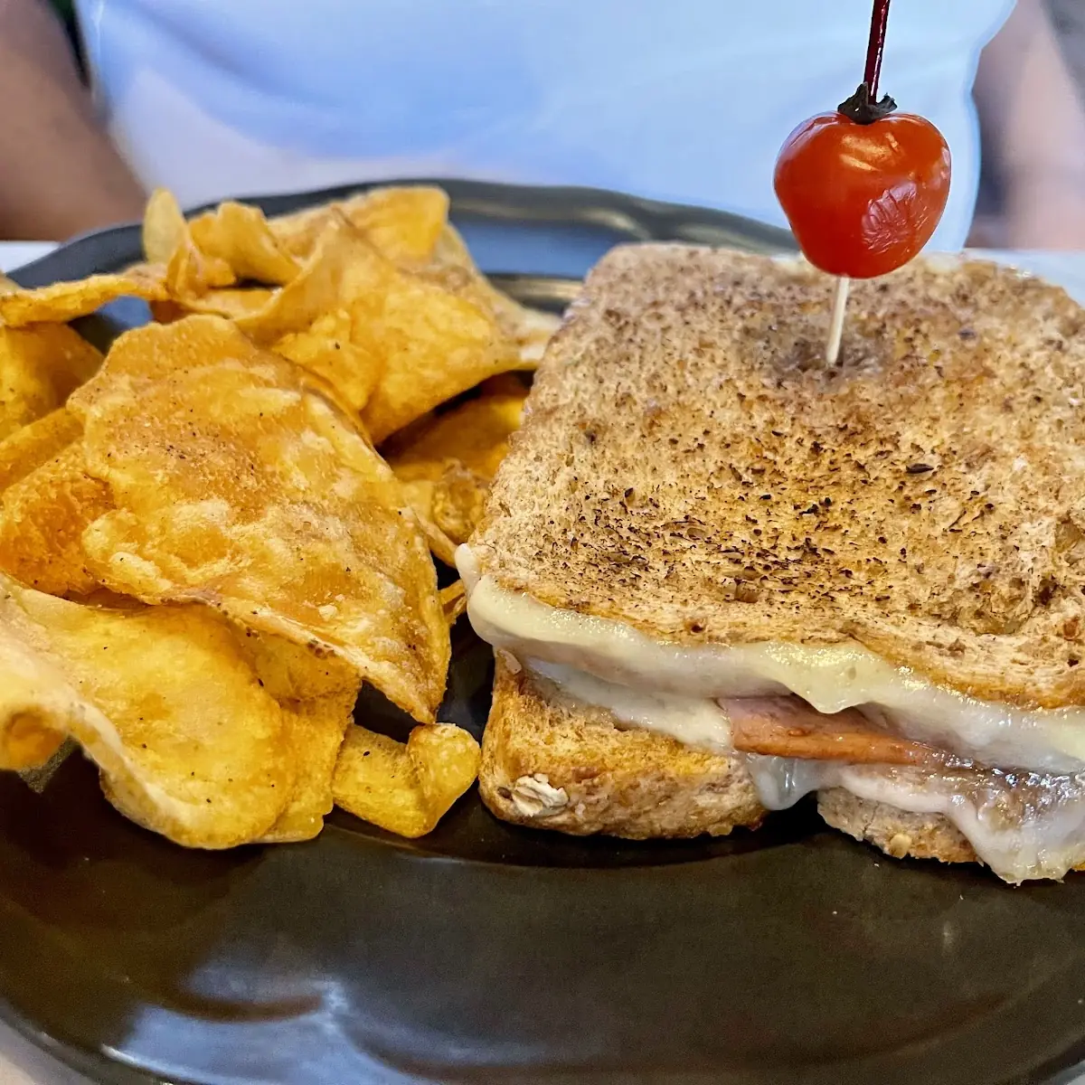 Grilled Cheese w Swiss & Ham
