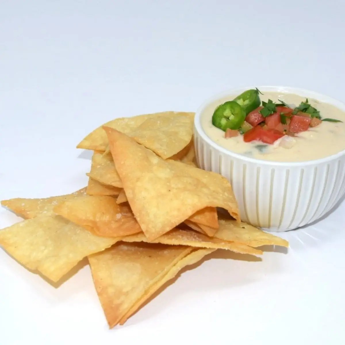 Queso & Chips Large
