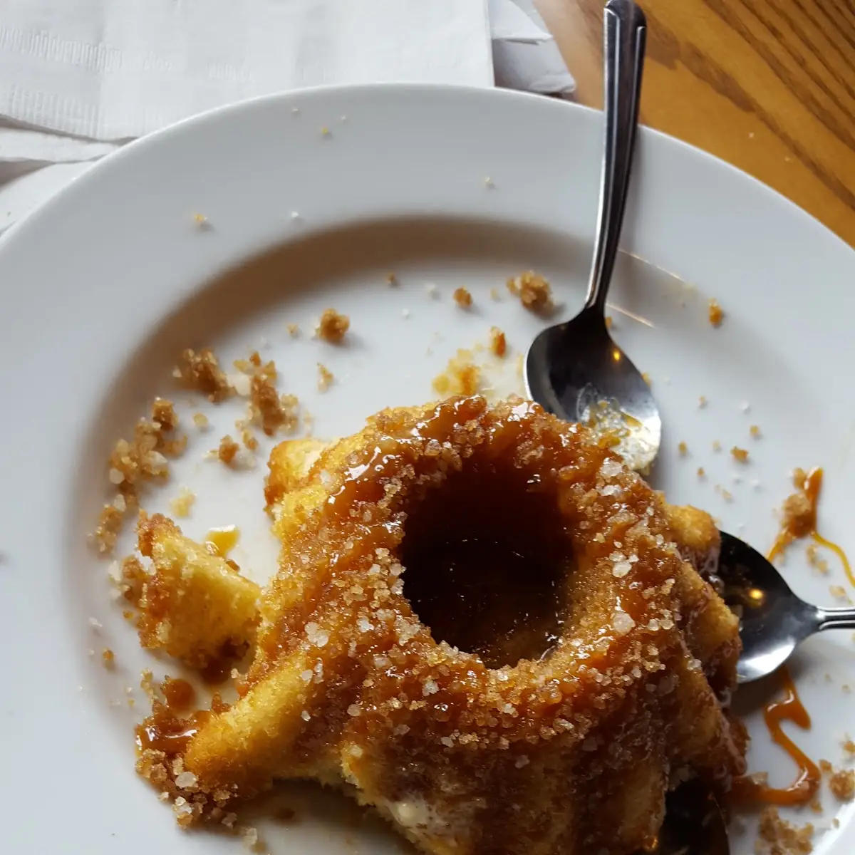 Salted Caramel Molten Cake