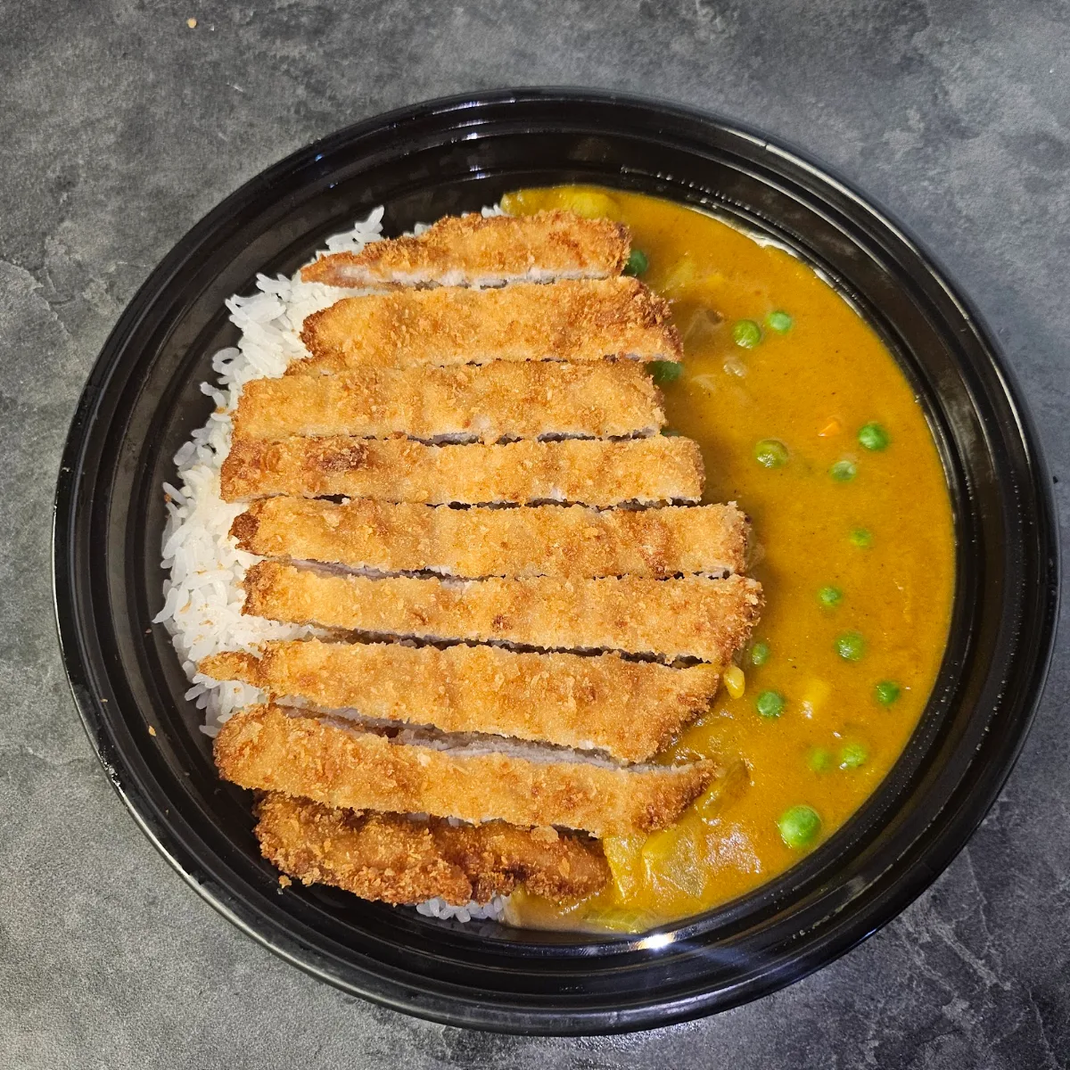 Fried Pork Chop Curry Rice