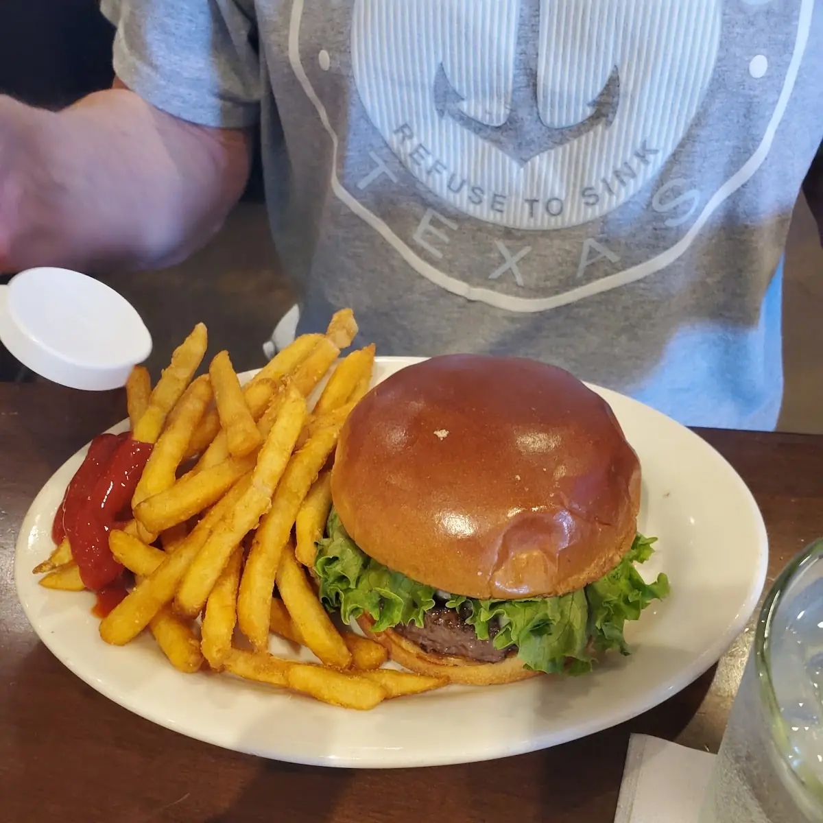 Burger and Fries