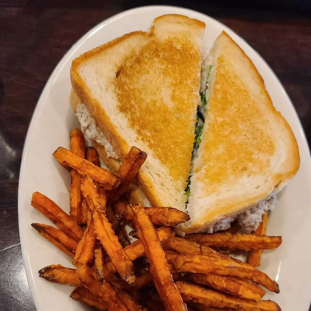 Grilled Ahi Tuna Salad Sandwich