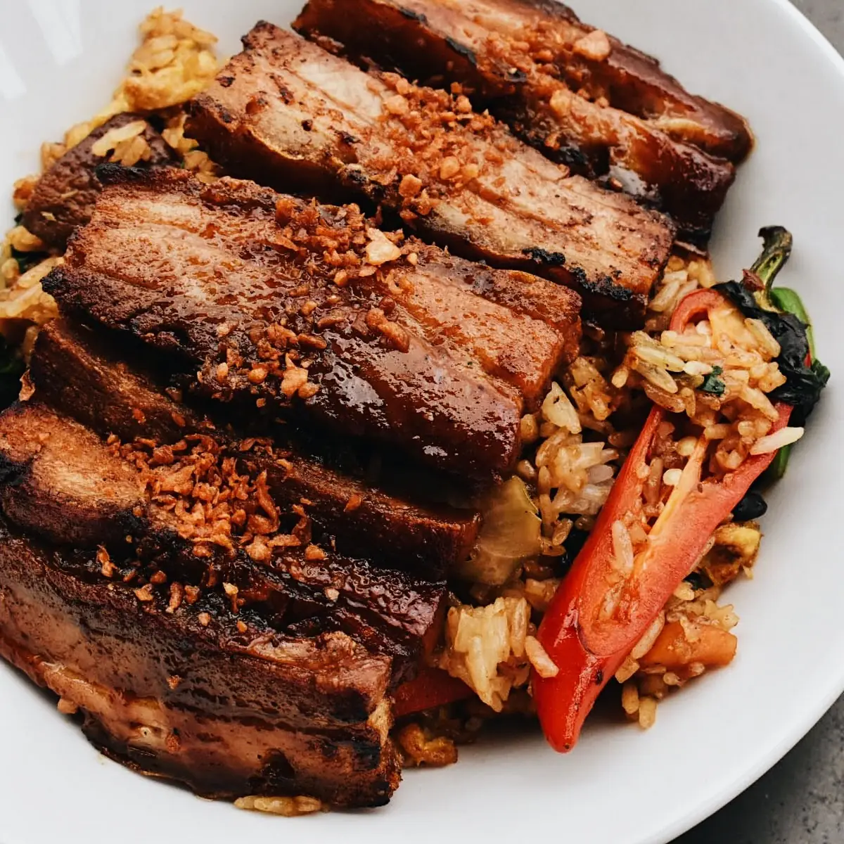Braised Pork Spring Rolls