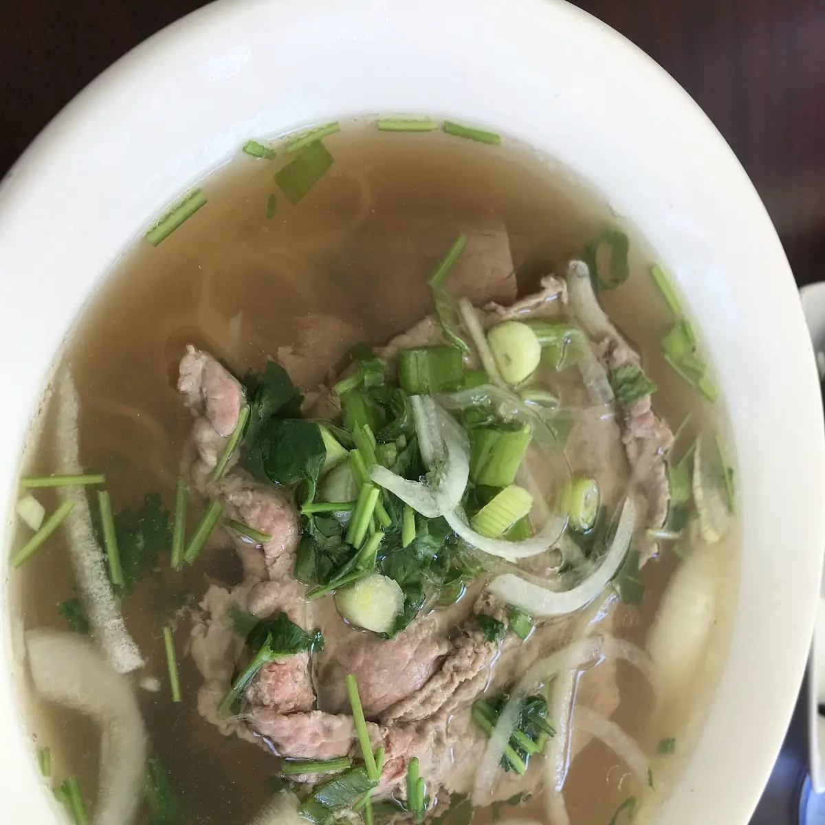Beef Brisket Pho with Beef Broth and Extra Veggies