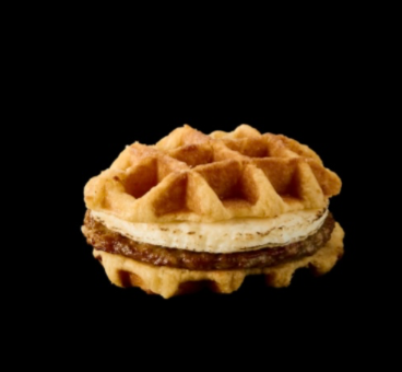 Sausage & Egg on Waffle