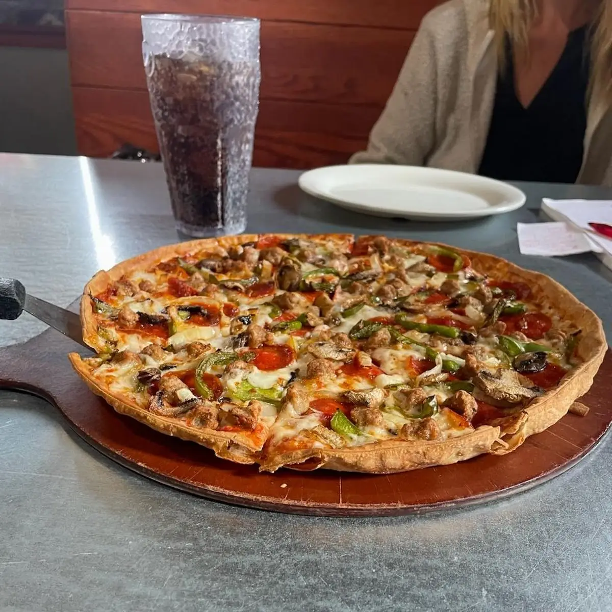 Thin Crust Supreme Pizza