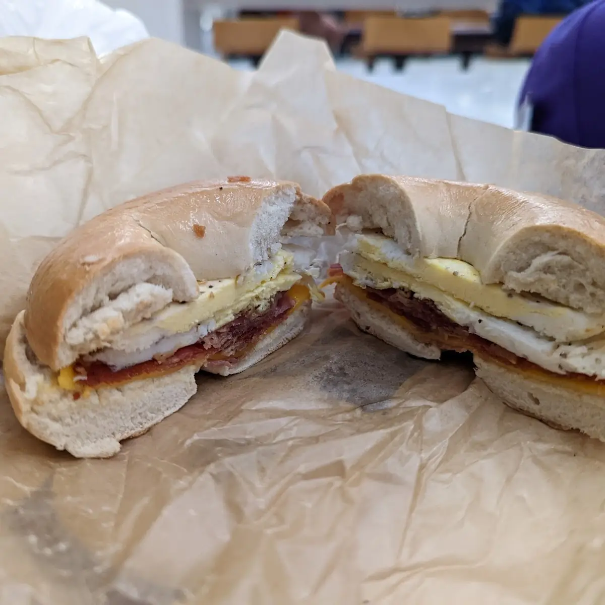 Bacon Egg and Cheese Bagels