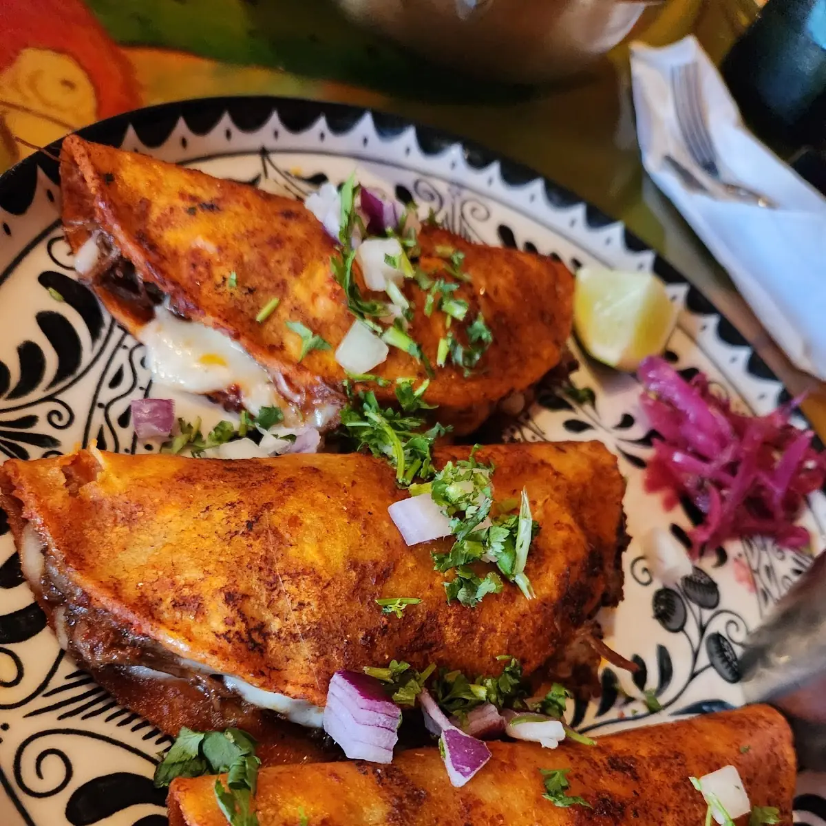 Black Bean Birria Tacos