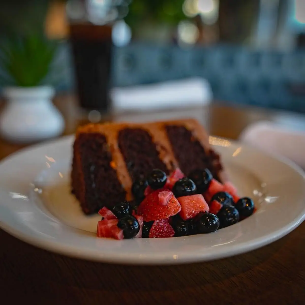 Chocolate Cake Slice