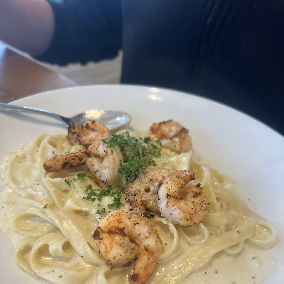 Kids Shrimp Alfredo