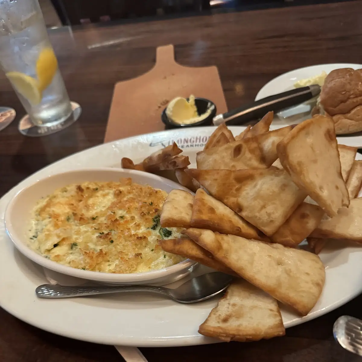 Parmesan Crusted Spinach Dip