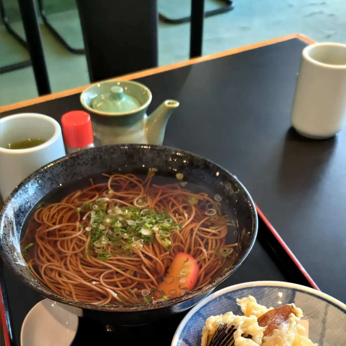 Tempura Soba with Inari