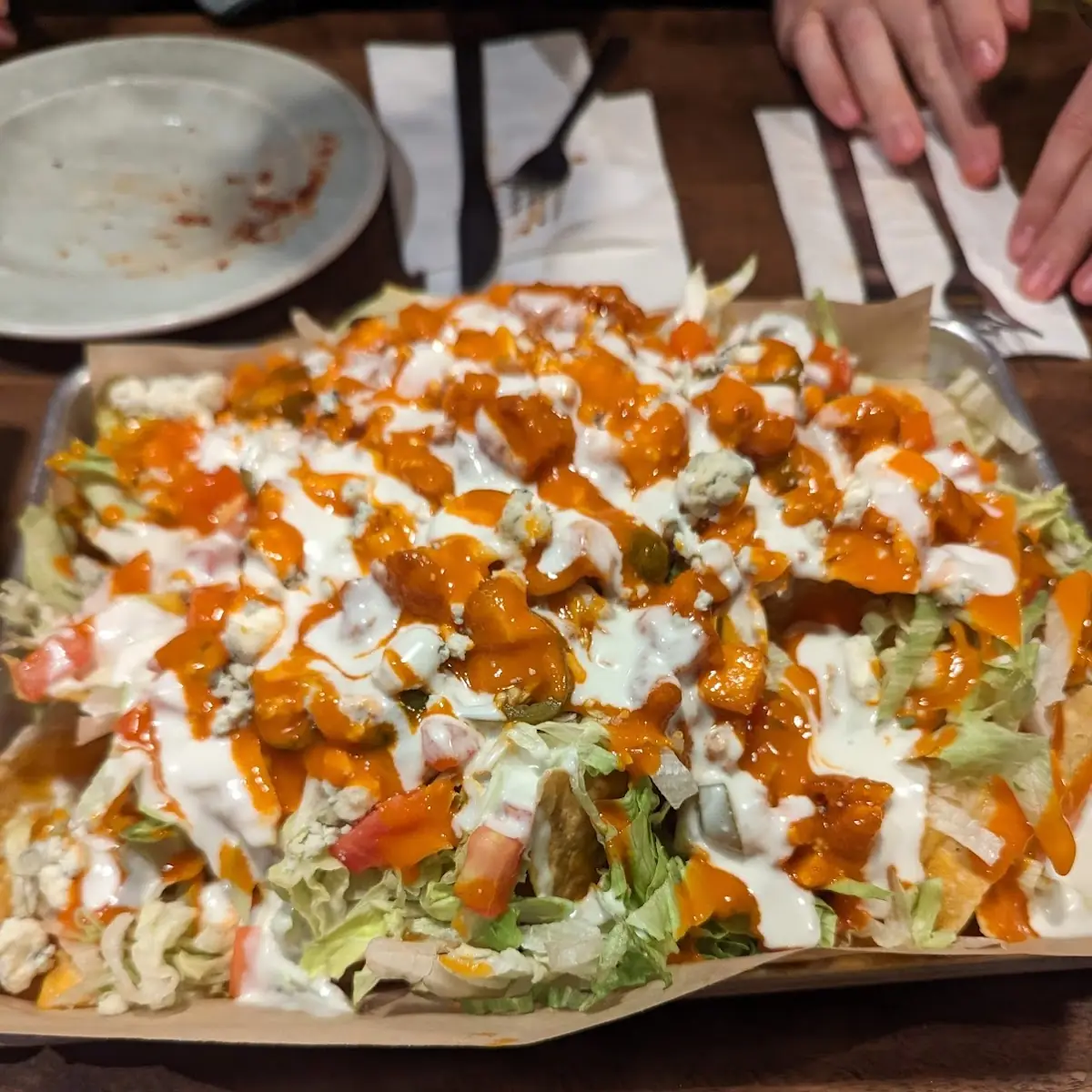 Buffalo Chicken Nachos