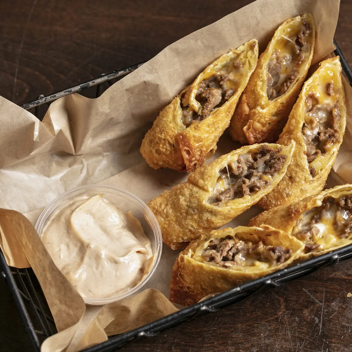 Cheesesteak Egg Rolls