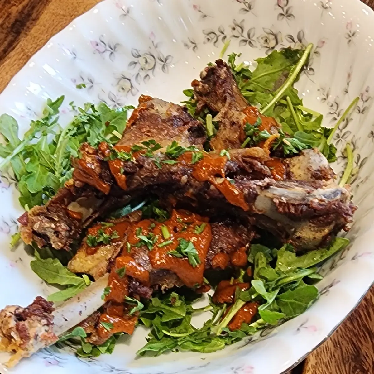 Duck Wings with Harissa Sauce