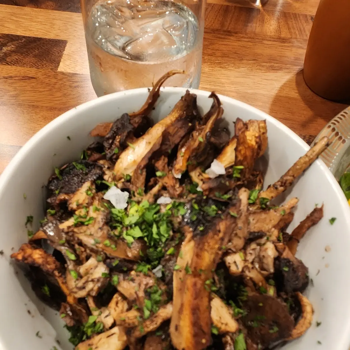 Fried Wild Mushrooms