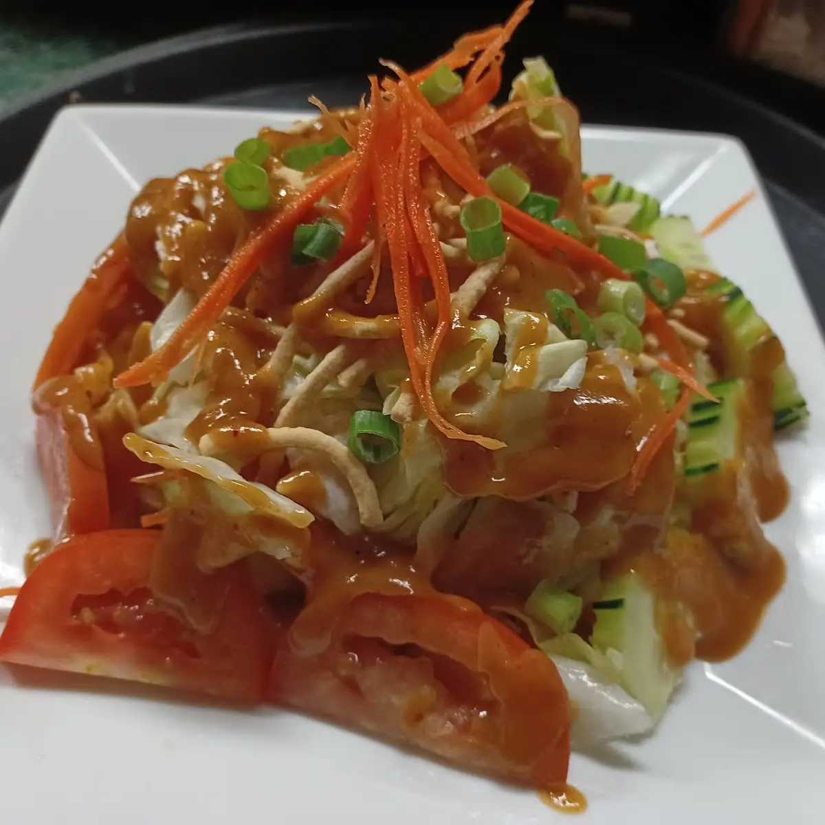 Side Salad with Ginger Dressing