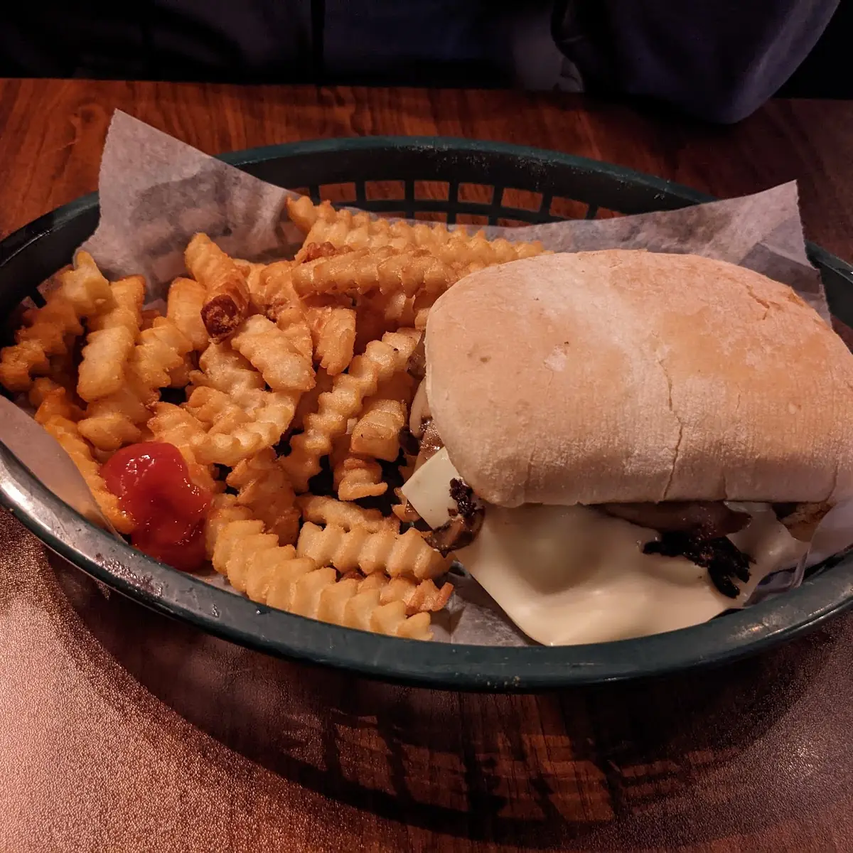 Mushroom Swiss Burger