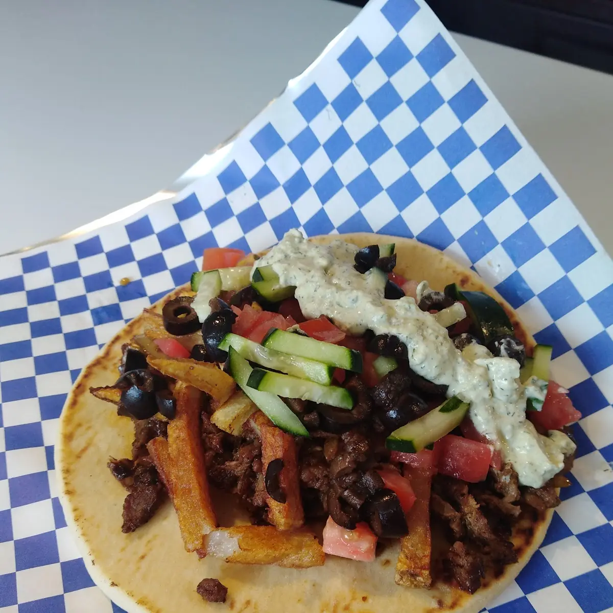 Lamb Double Meat Gyro
