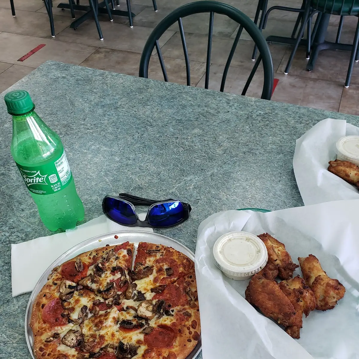 Hot Wings and Pizza
