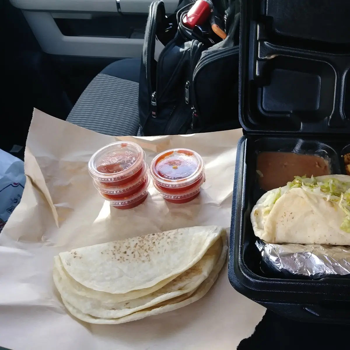 3 Soft Taco Combo Order at Drive Thru