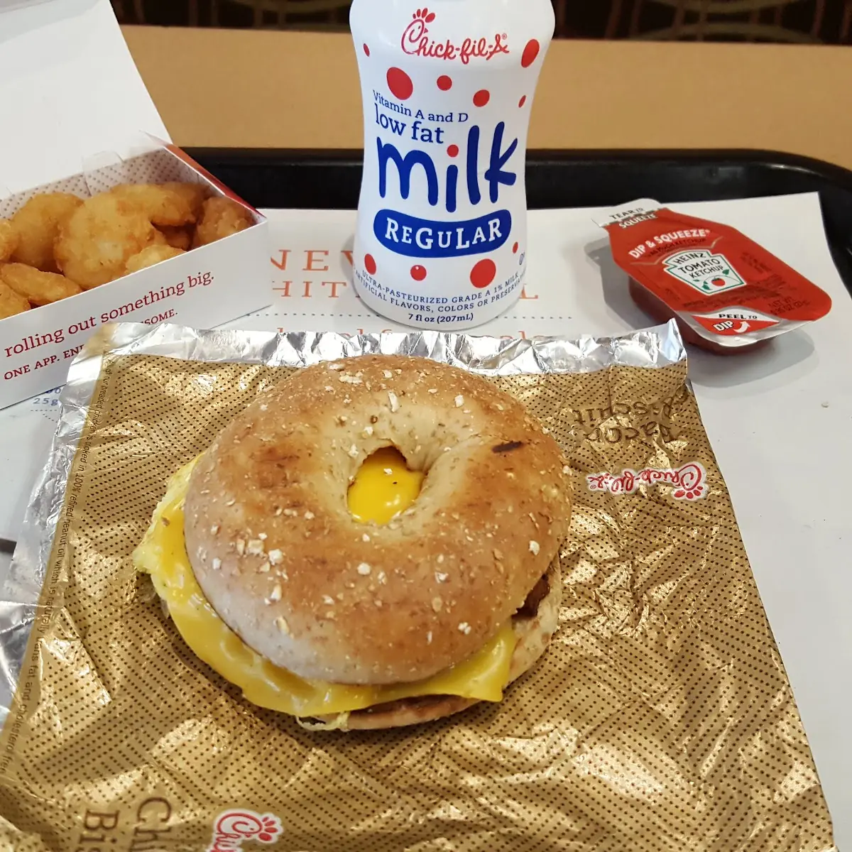 Bacon Egg and Cheese Bagel Meal