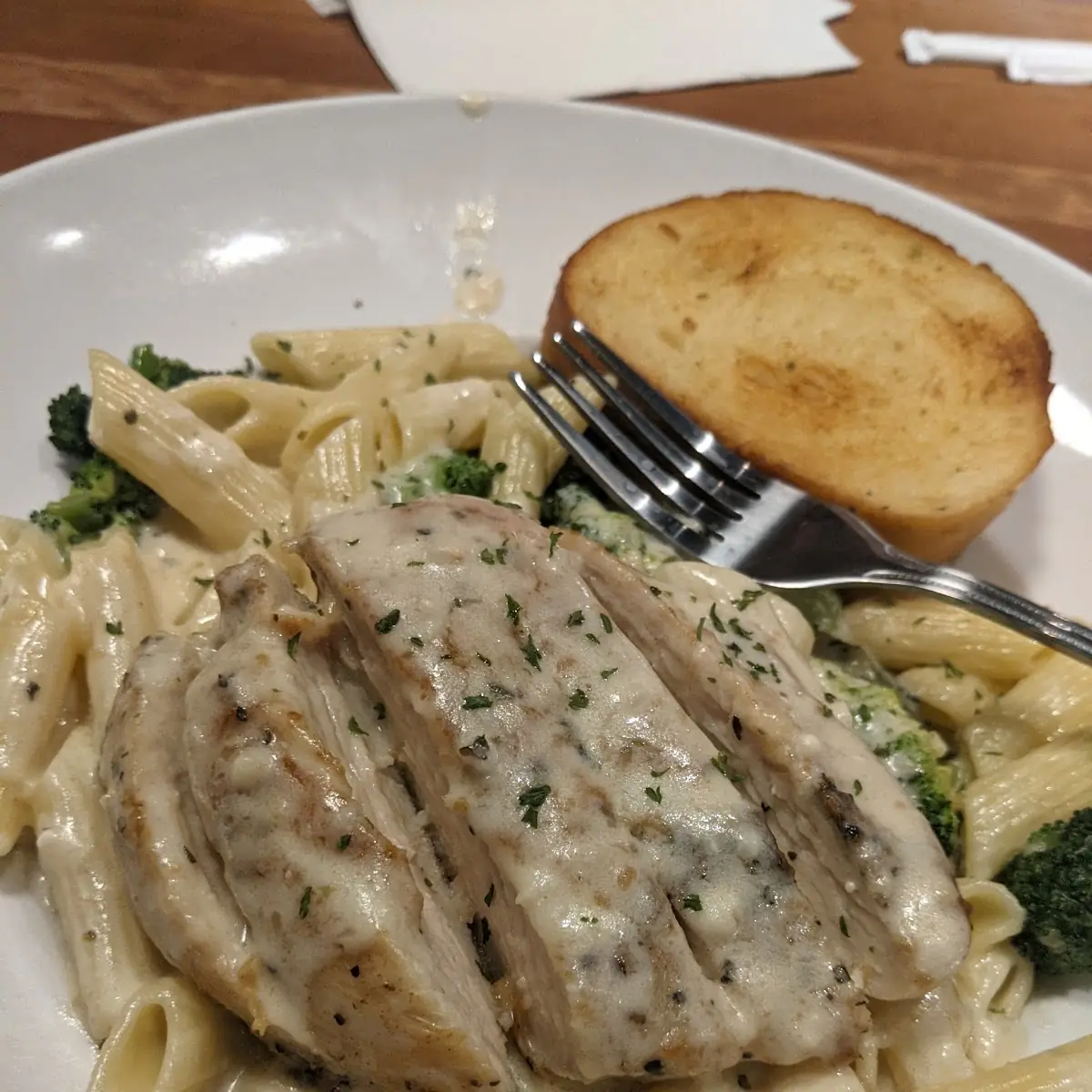 Grilled Chicken Alfredo
