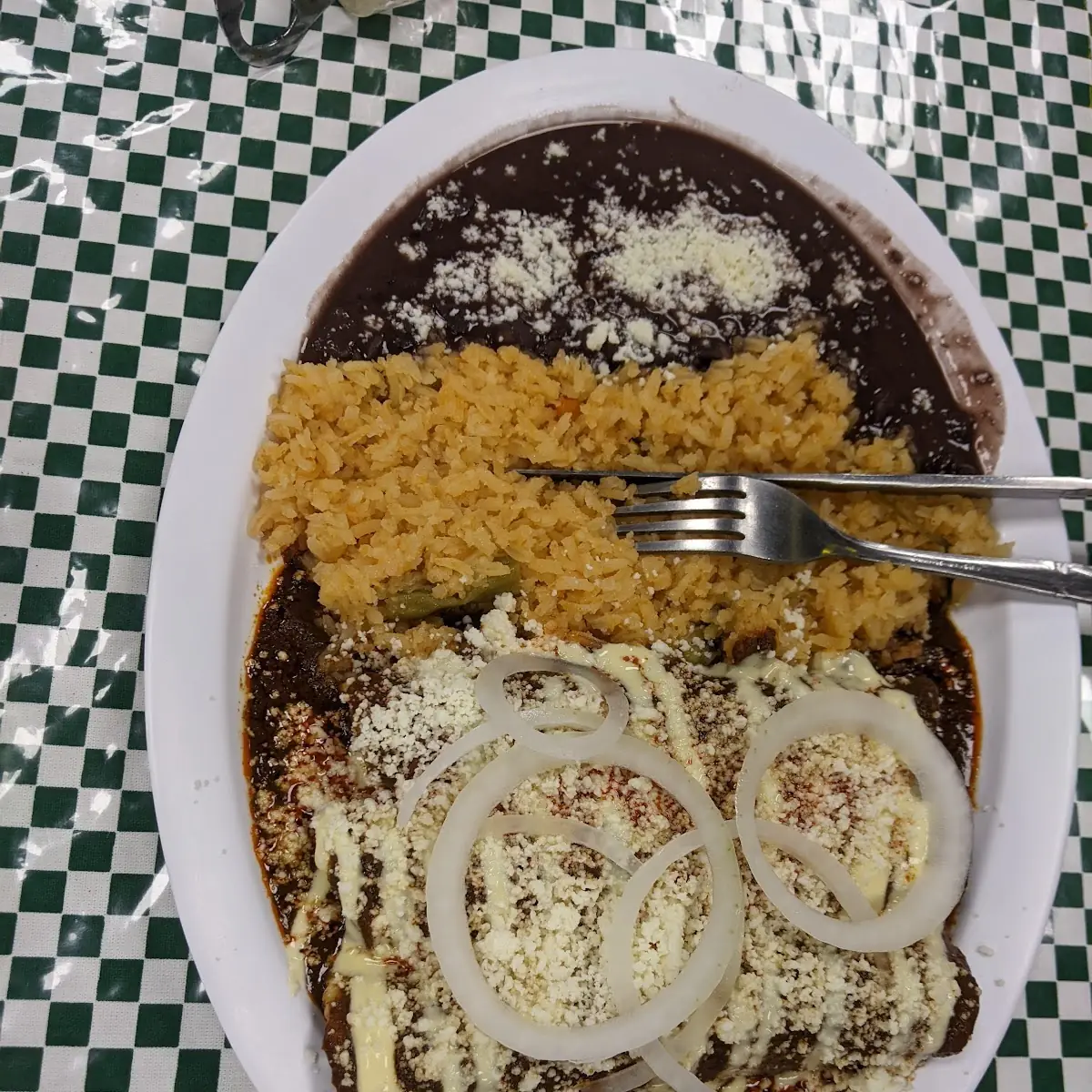 Mole Enchiladas