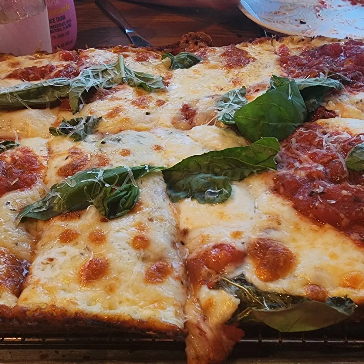 Thick Sicilian Classic Pizza Margherita