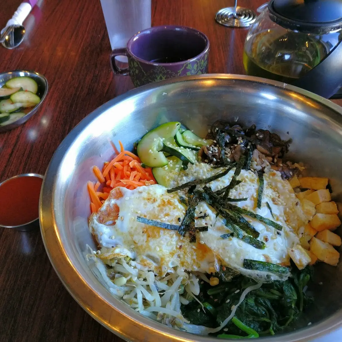 Vegetarian High Protein Bibimbap