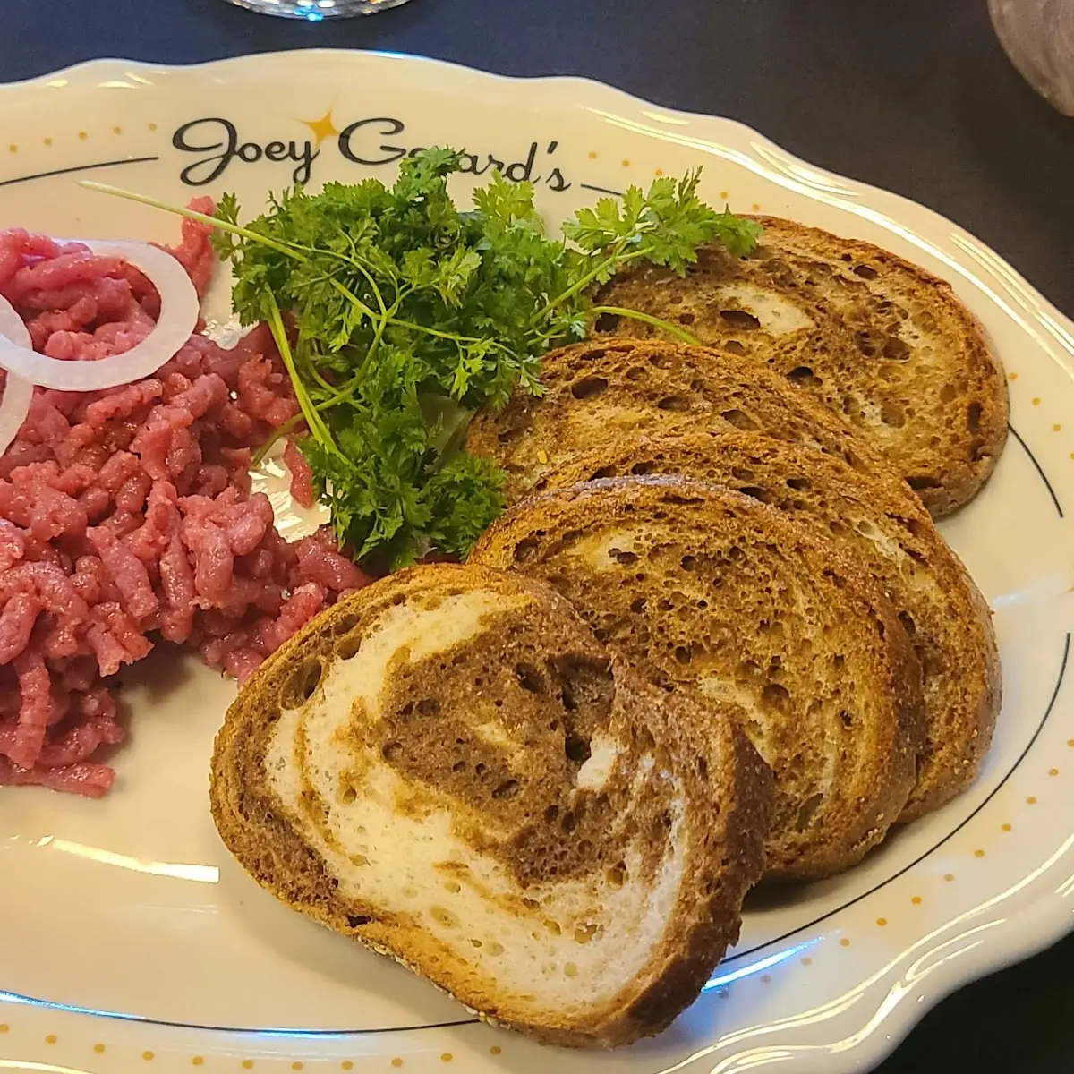 Raw Beef & Onion