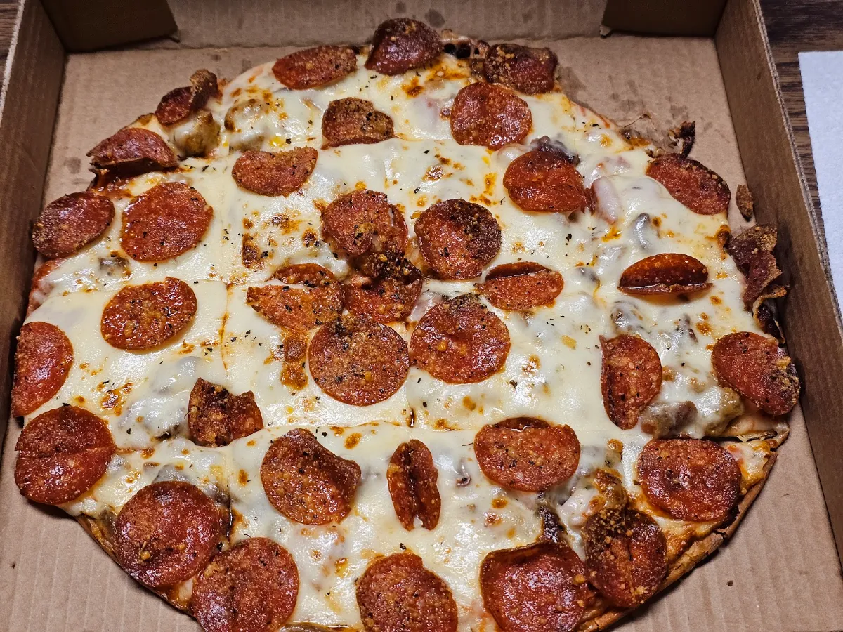 Meat Lovers Pizza with Extra Cheese