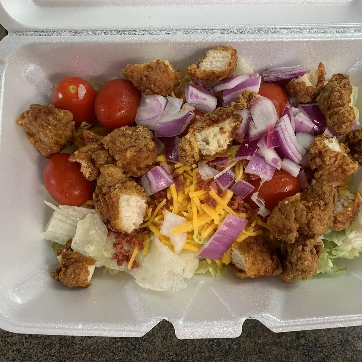 Fried Chicken Salad