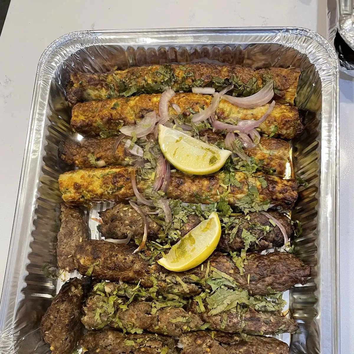 Beef and Chicken Seekh Kabab