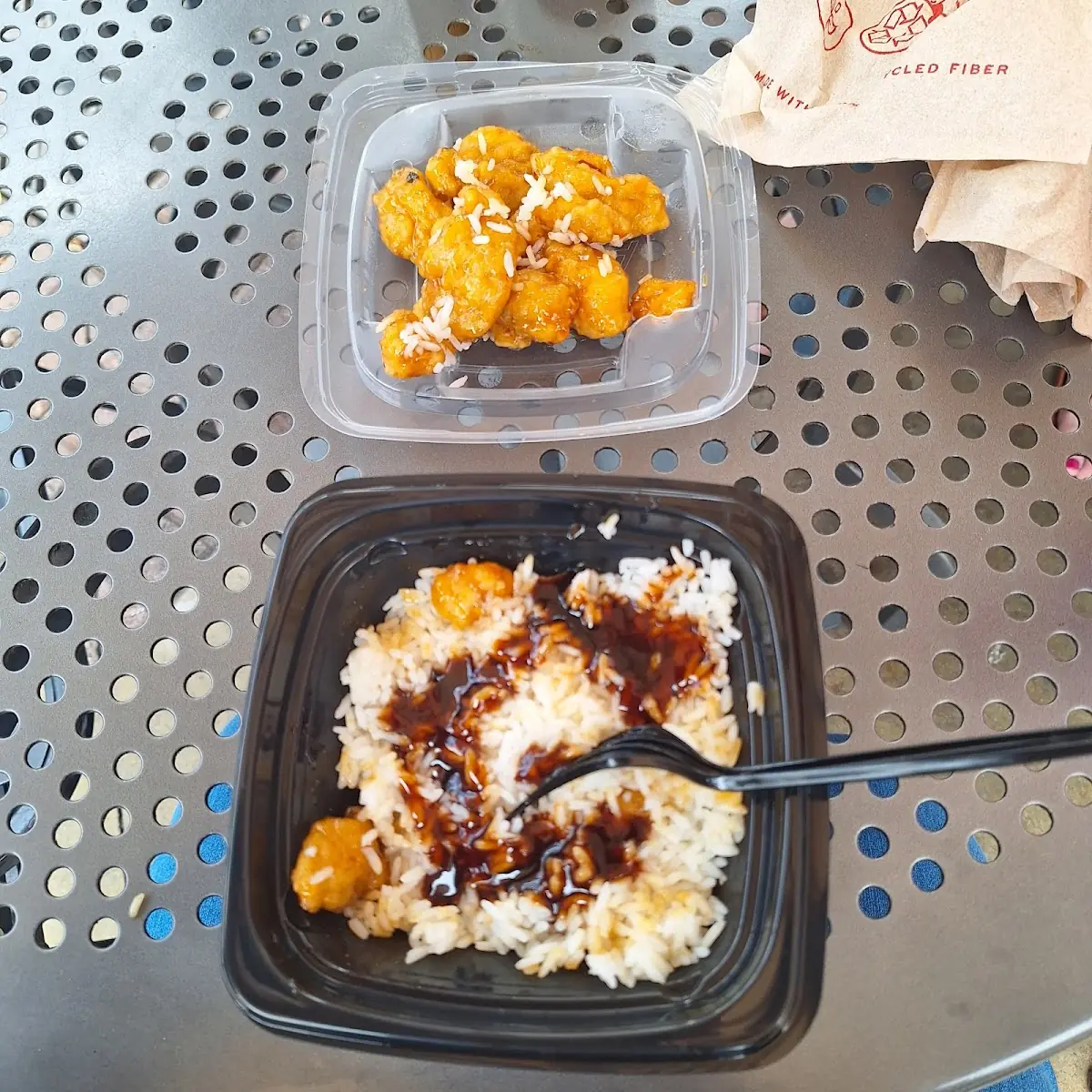 Orange Chicken with Rice