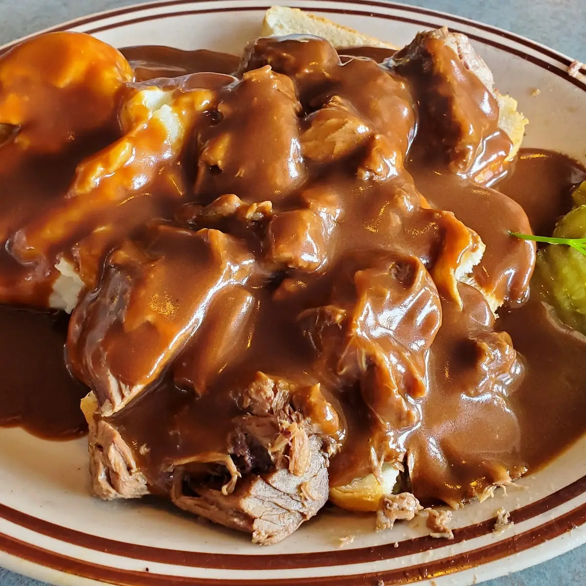 Hot Beef Sandwich