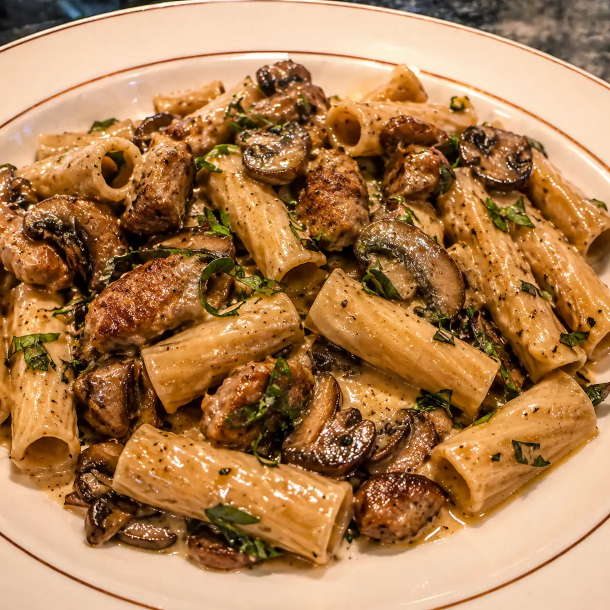 Braised Shredded Beef Short Rib Rigatoni