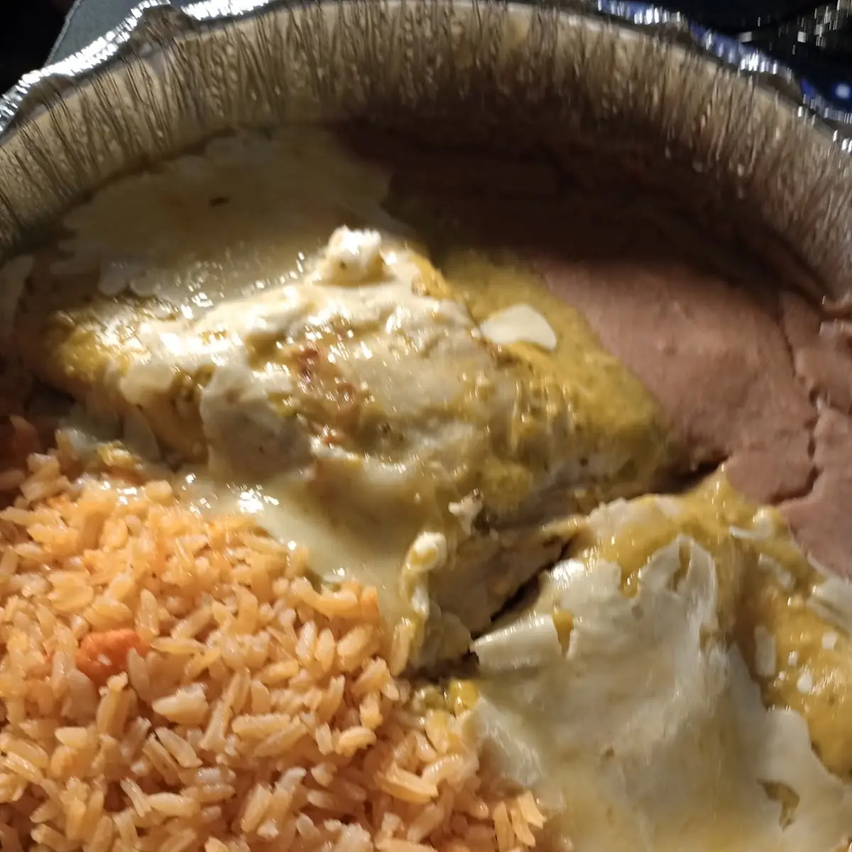 Beef Burrito with Green Sauce