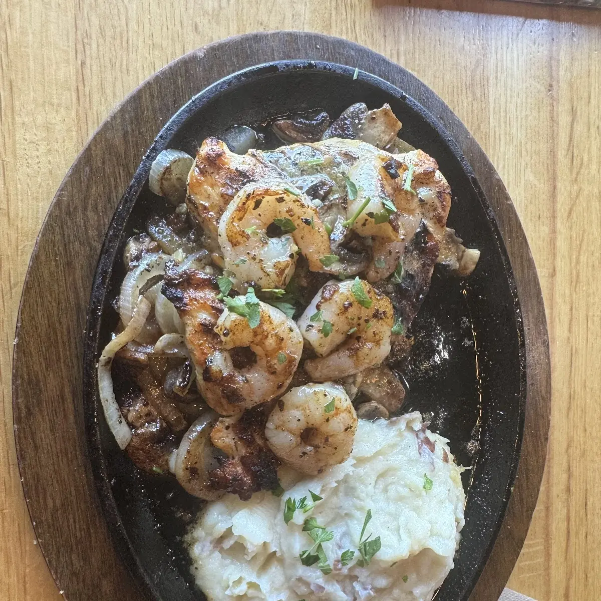 Shrimp 'N Parmesan Sirloin