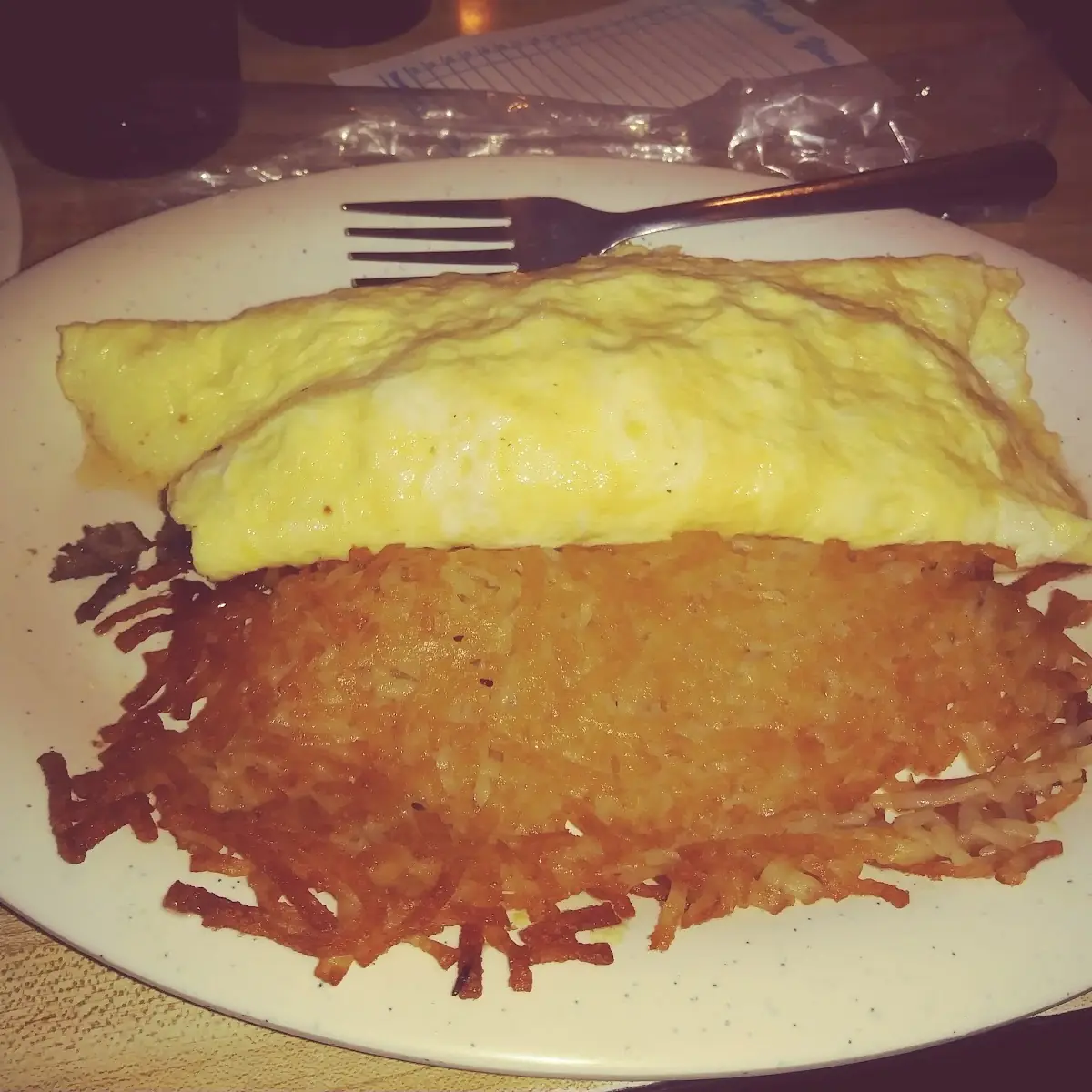 Sausage Egg and Cheese Omelette