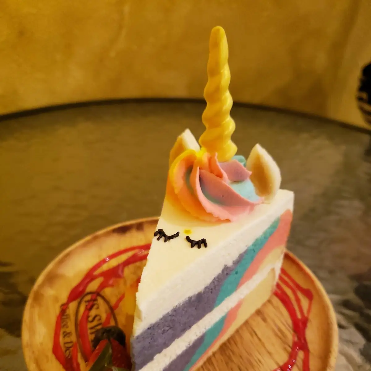 Unicorn Cake Slice