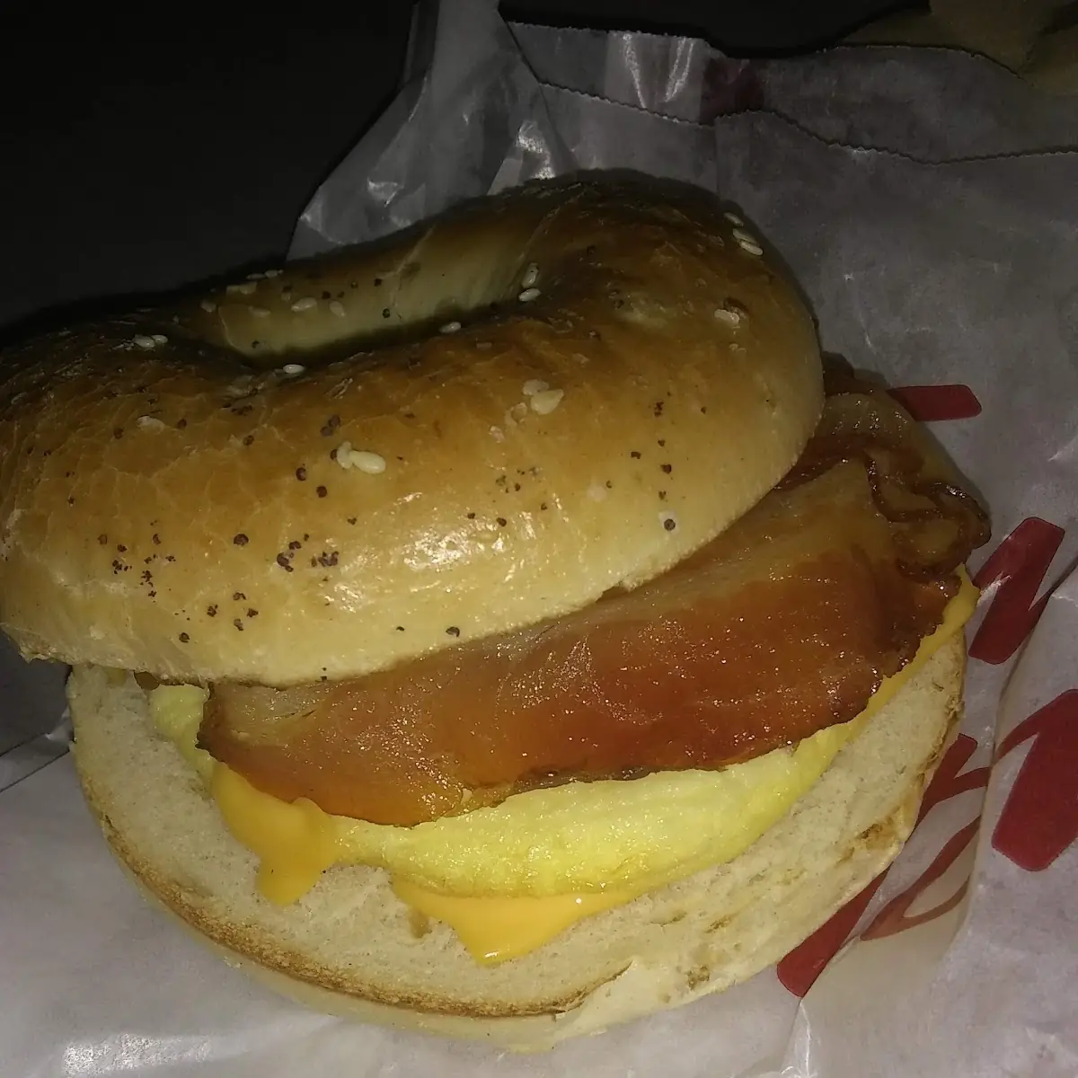 Everything Bacon Bagel