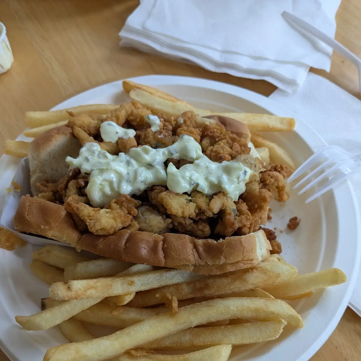 Clam Belly Sandwich